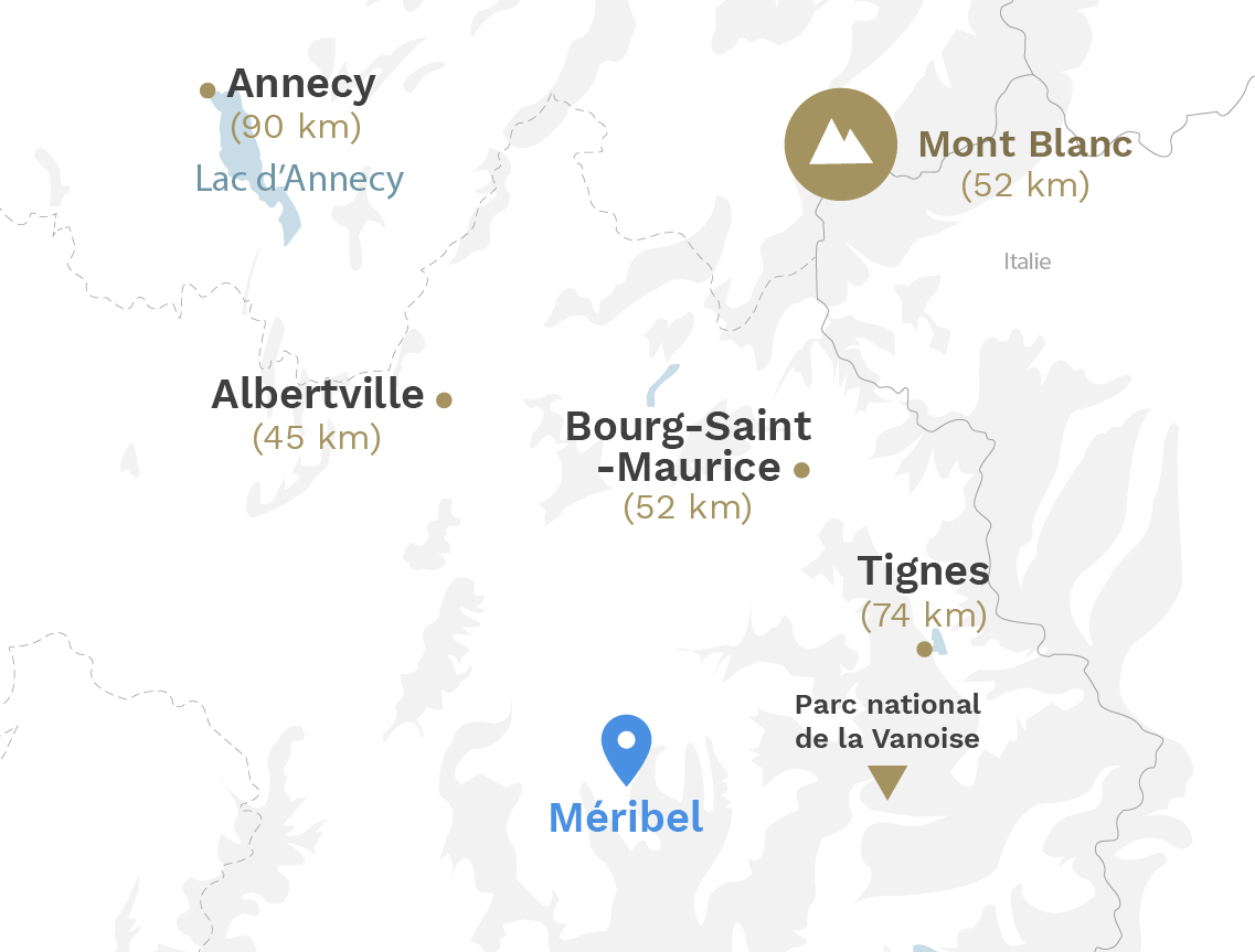 Map - Méribel