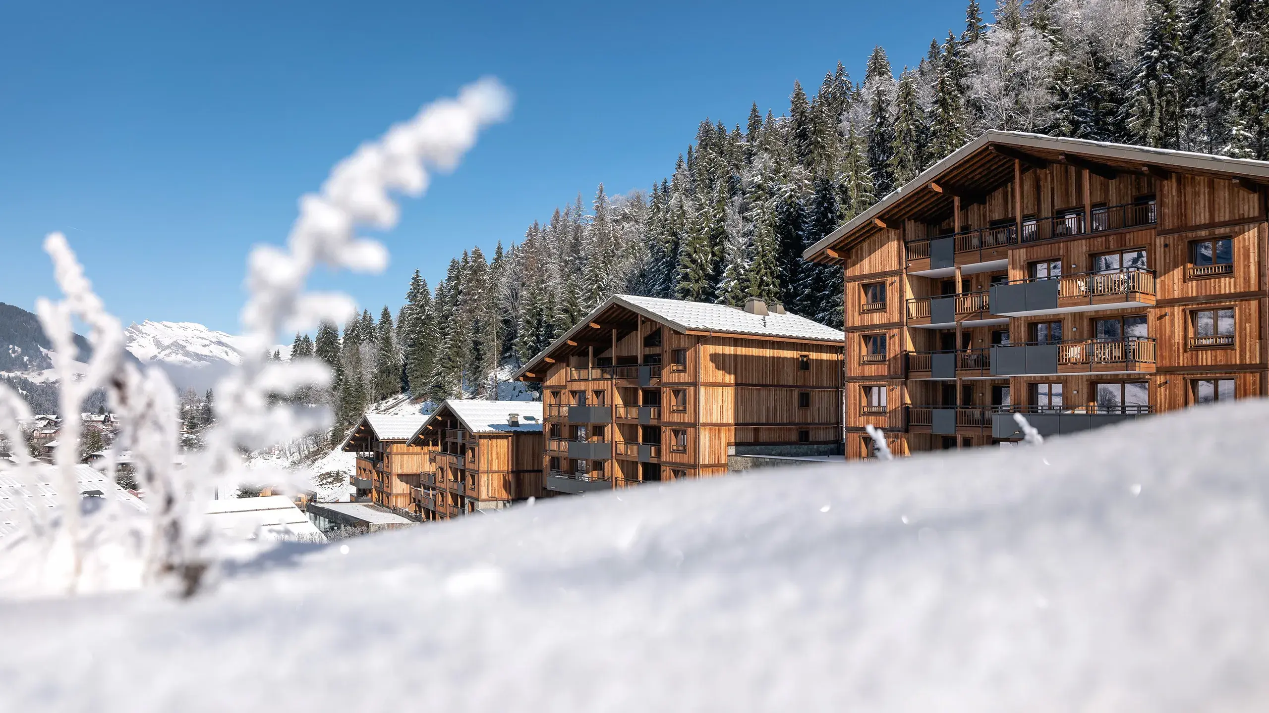 Chalets Láska - Contamines-Montjoie - Vue extérieure hiver