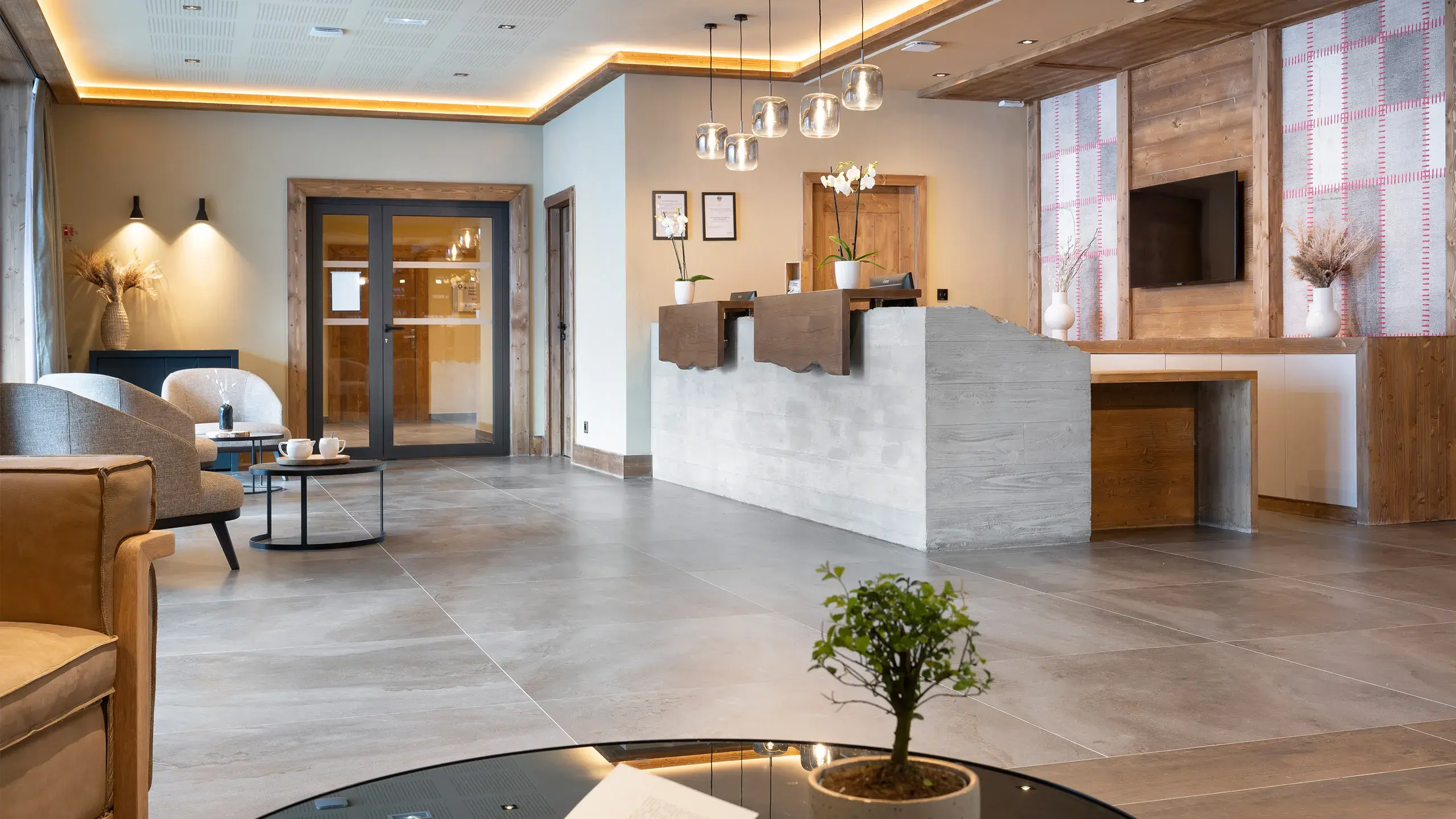 Réception des Chalets de Joy au Grand-Bornand 