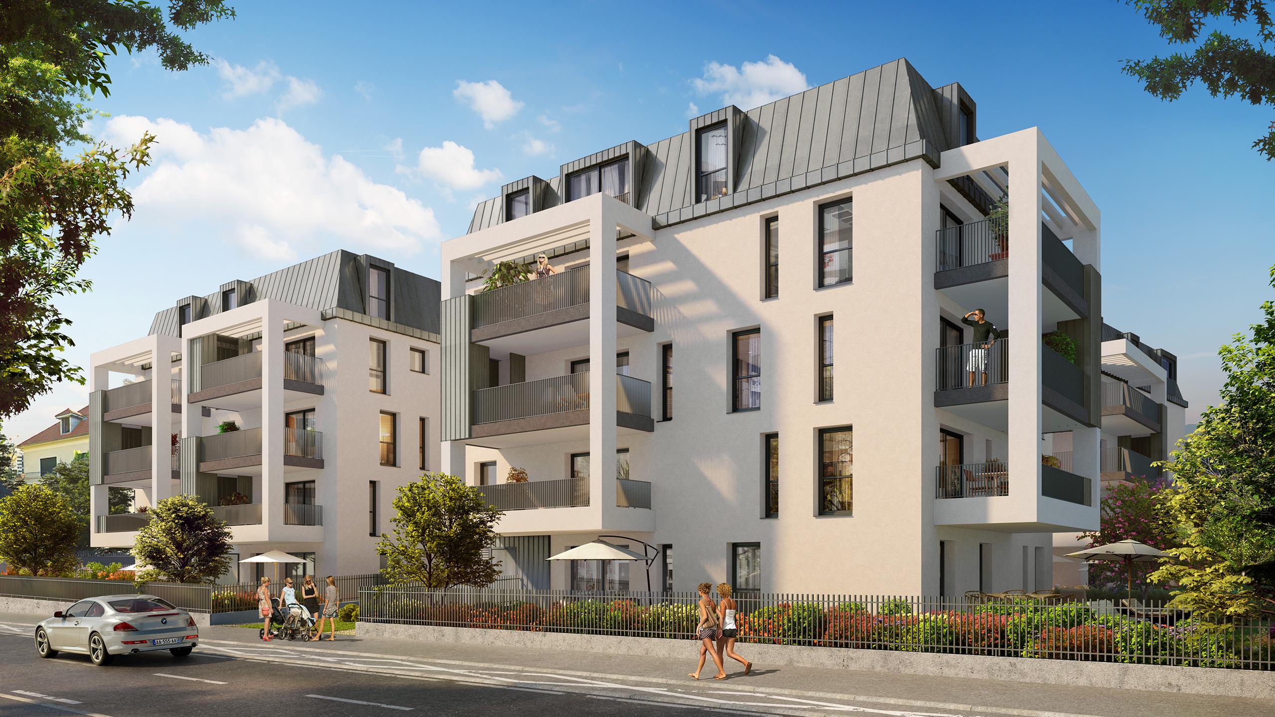 Vue extérieure du Clos Marlioz à Aix les Bains