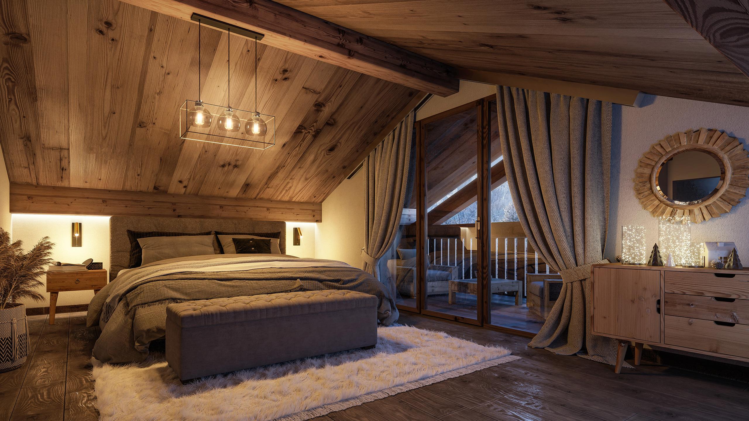 chambre dans un appartement à Samoëns