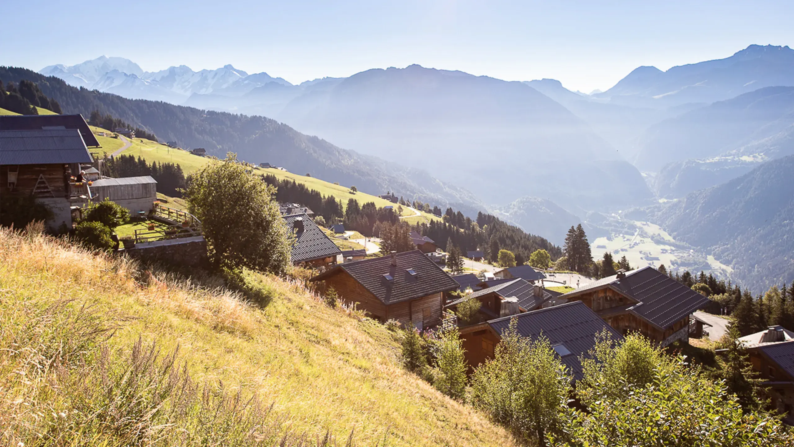 Les Saisies - Été - Panorama - Village
