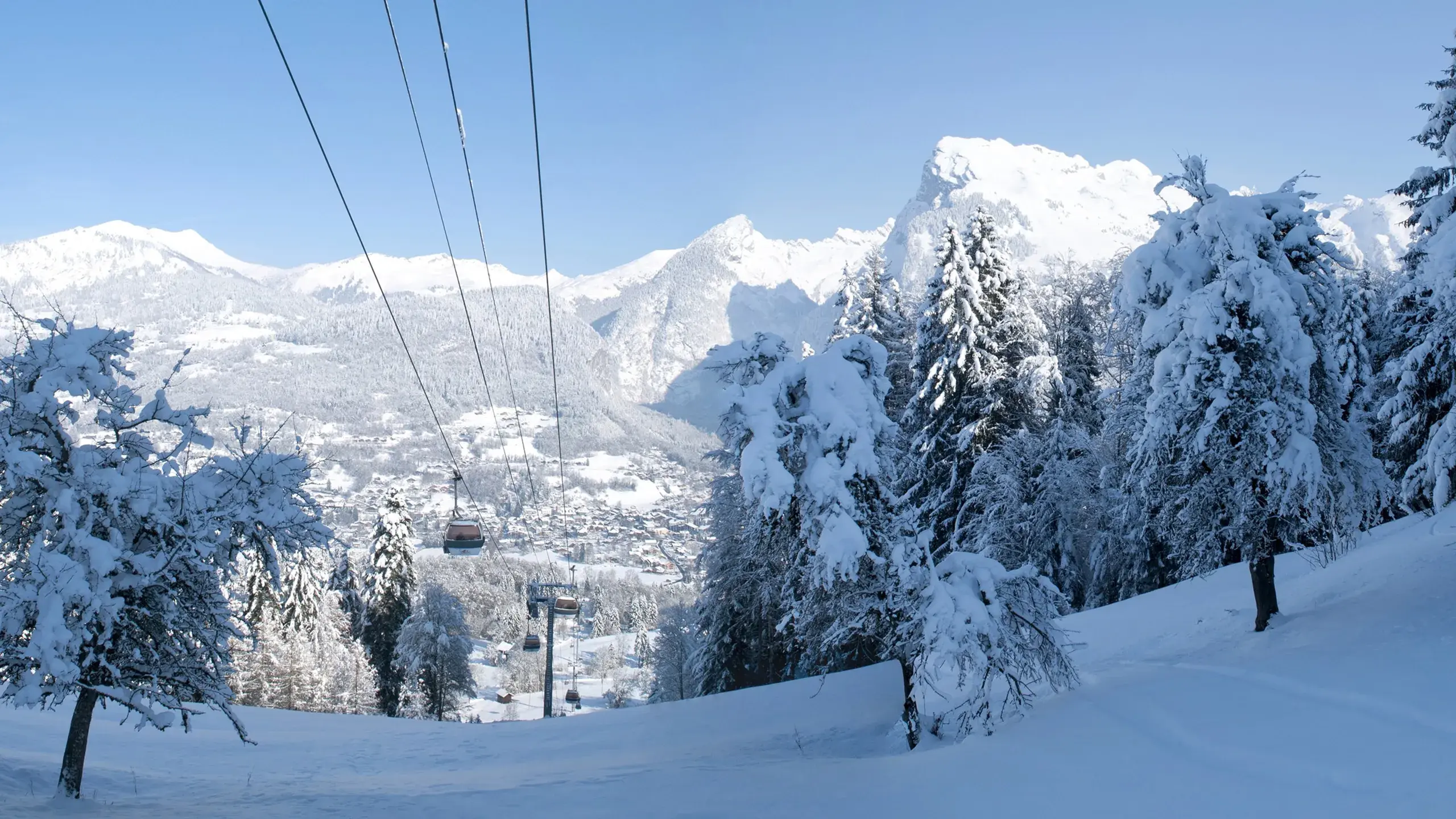 Le Grand Massif - Samoëns - Hiver - Télécabine