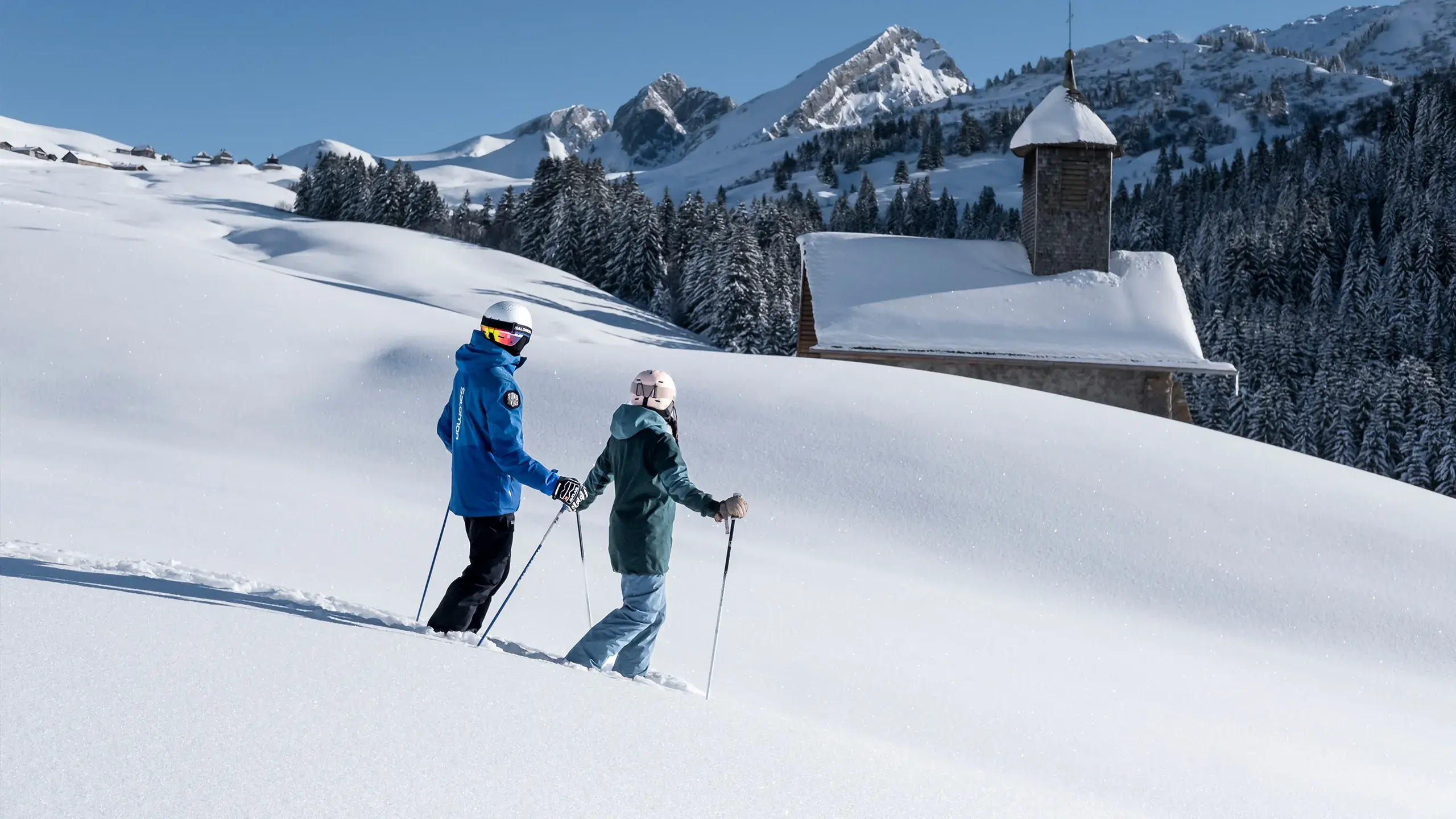 Les Aravis - Hiver - Ski hors-piste