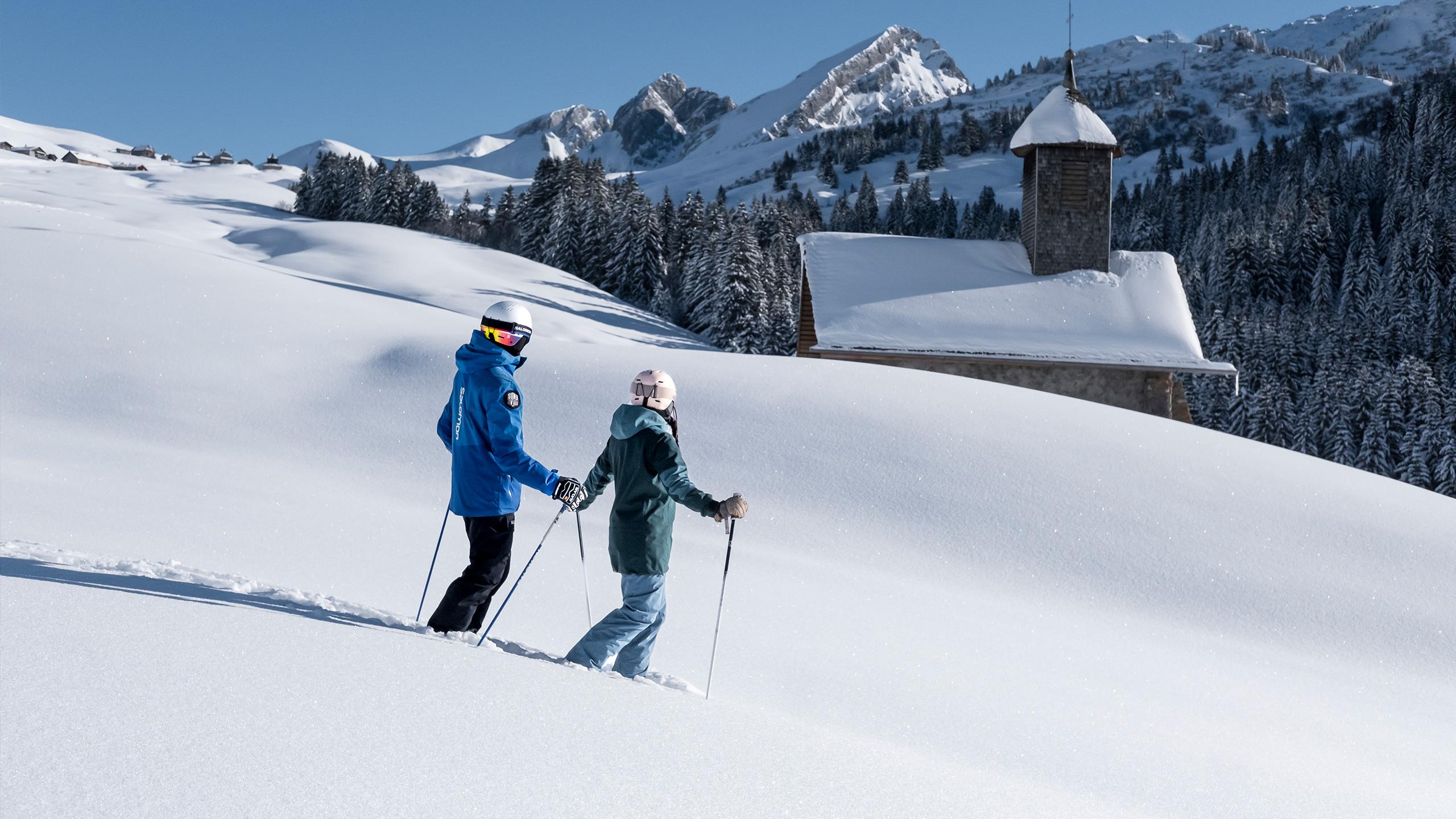 Les Aravis - Hiver - Ski hors-piste