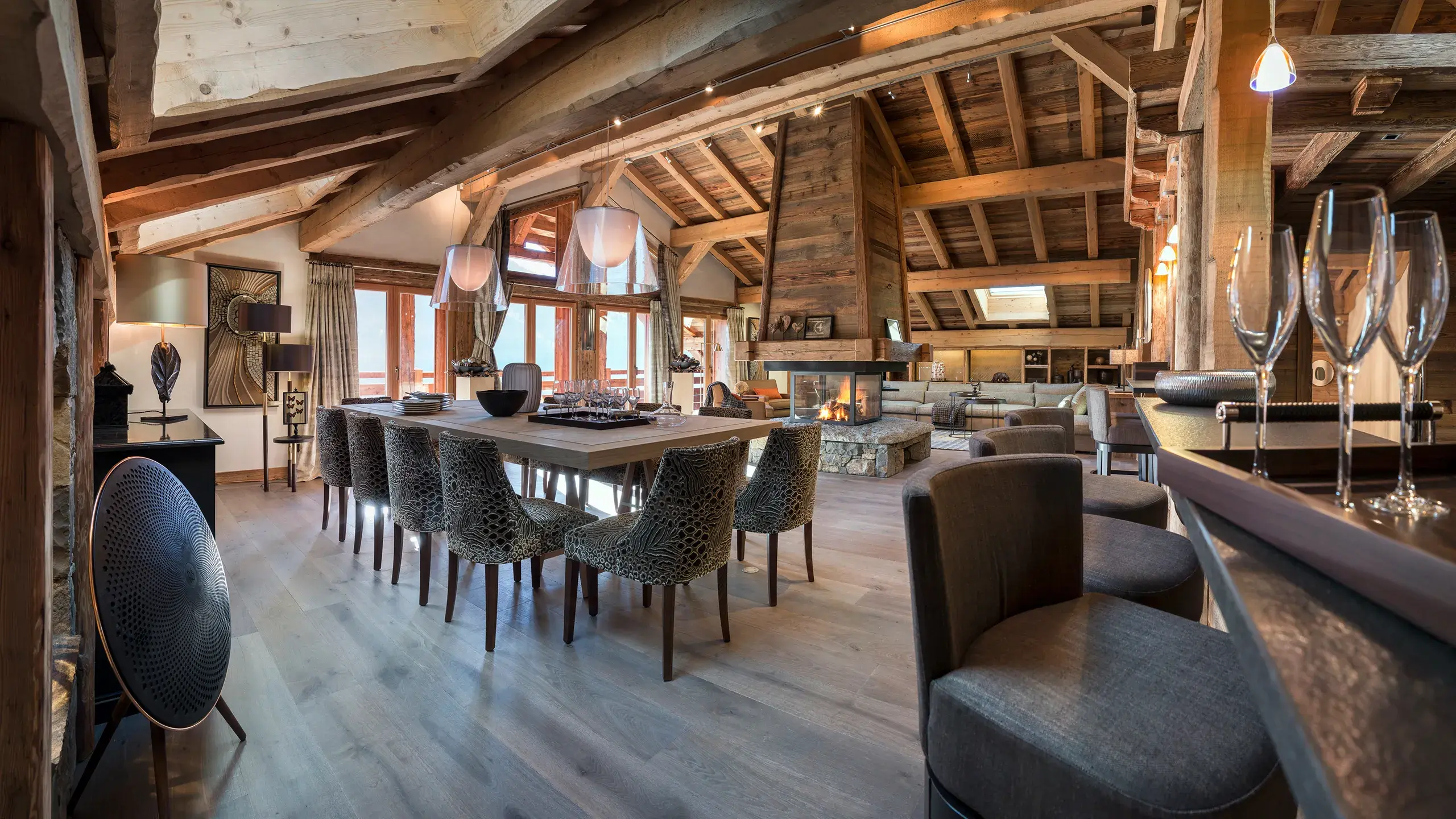 La Ferme de Juliette - Le Grand-Bornand - Été - Pièce à vivre