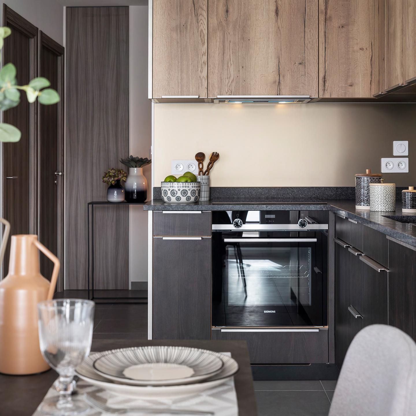cuisine dans un appartement à vendre de la résidence Clos Marlioz à Aix-les-Bains