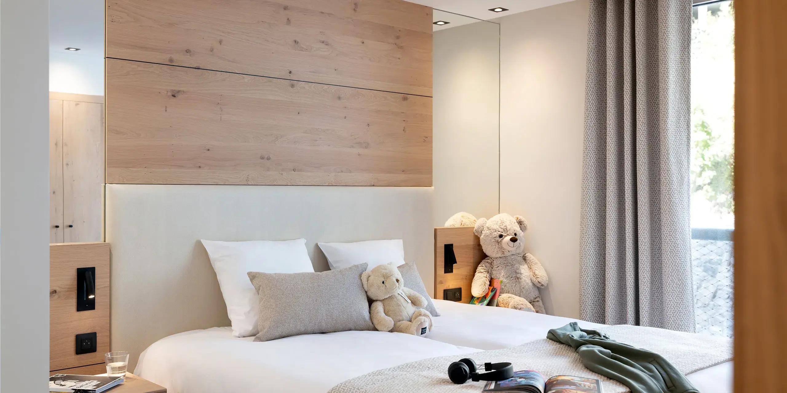 Chambre enfant d'un appartement de la résidence Alhéna à Flaine