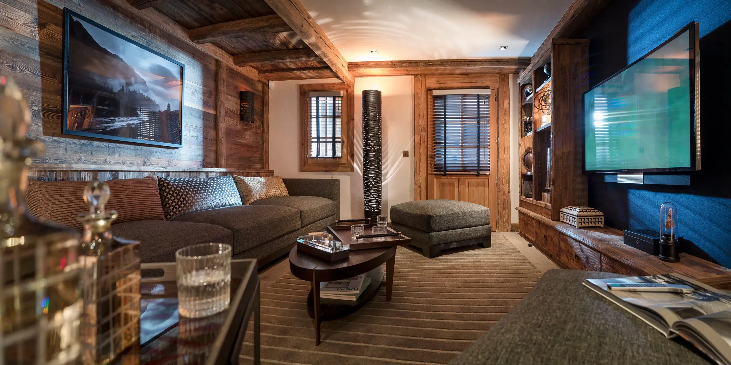 La Ferme de Juliette - Le Grand-Bornand - Salle home cinéma