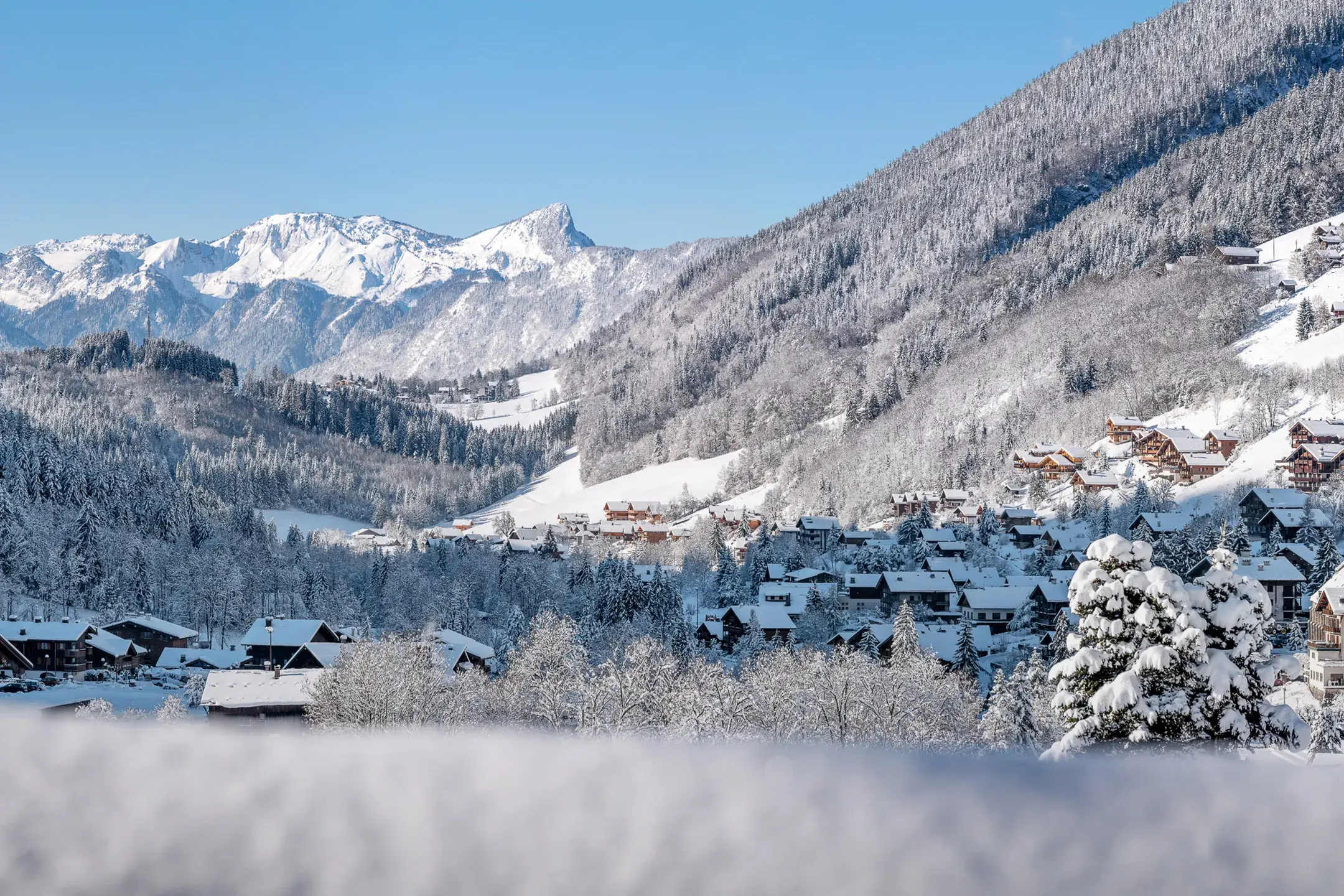 Chalets de Joy - Le Grand-Bornand - Vue sur le massif des Aravis
