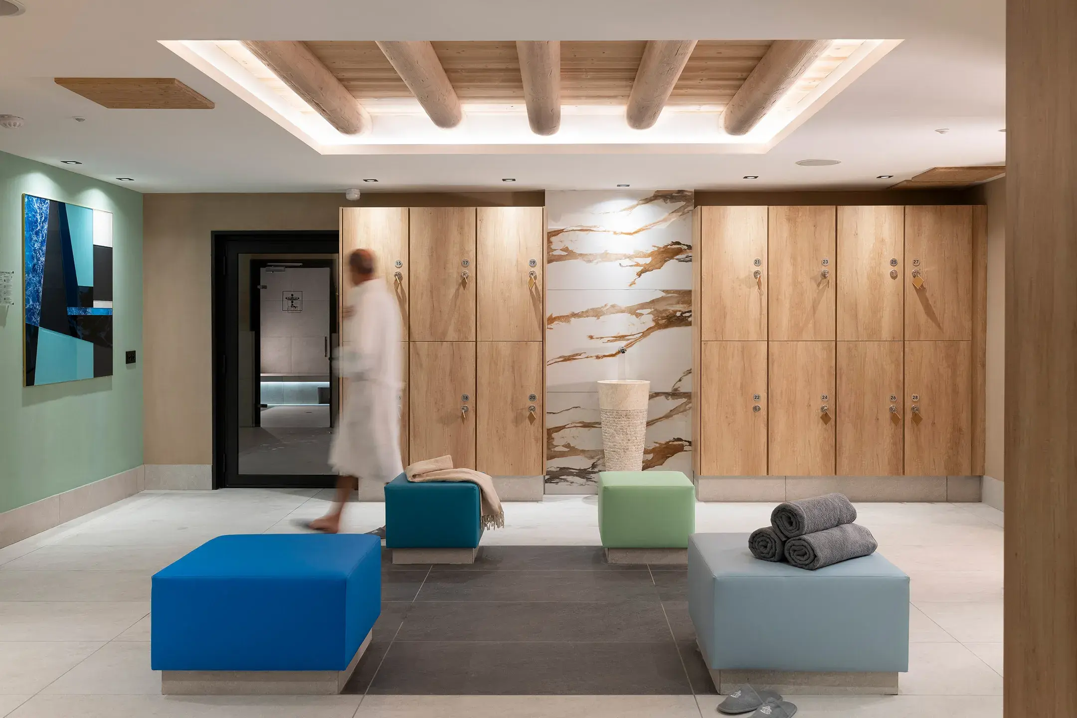 Akoya - Valmorel - Espace bien-être - Vestiaire