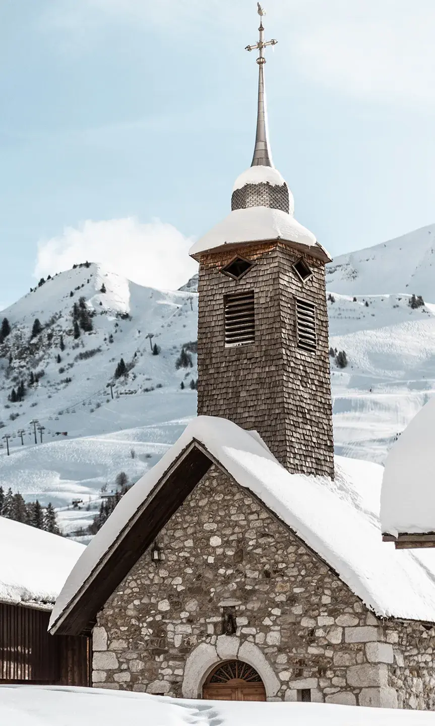 Le Grand-Bornand - Chalets traditionnels - Église