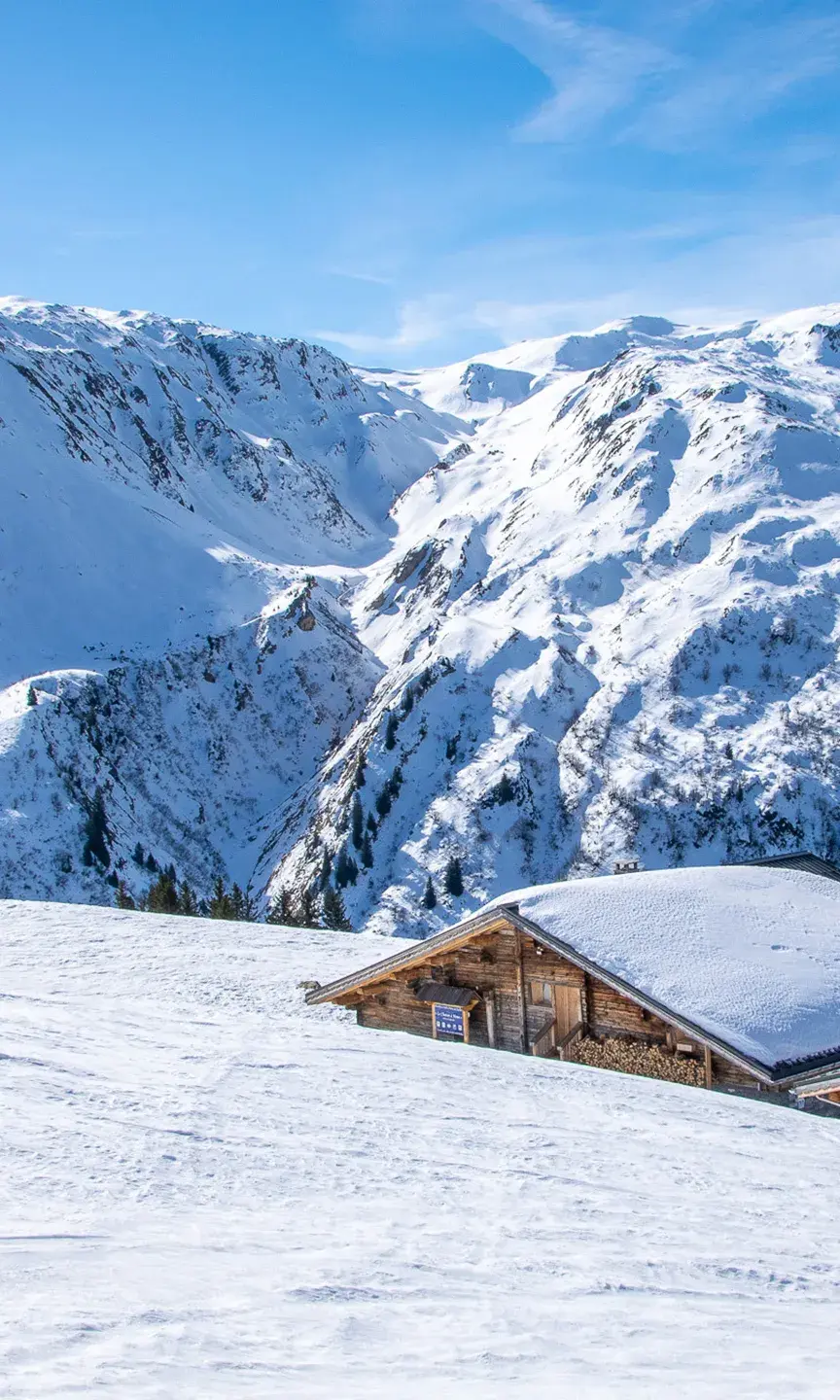 Massif du Mont-Blanc - Les Contamines-Montjoie - Hiver - Panorama sur les sommets
