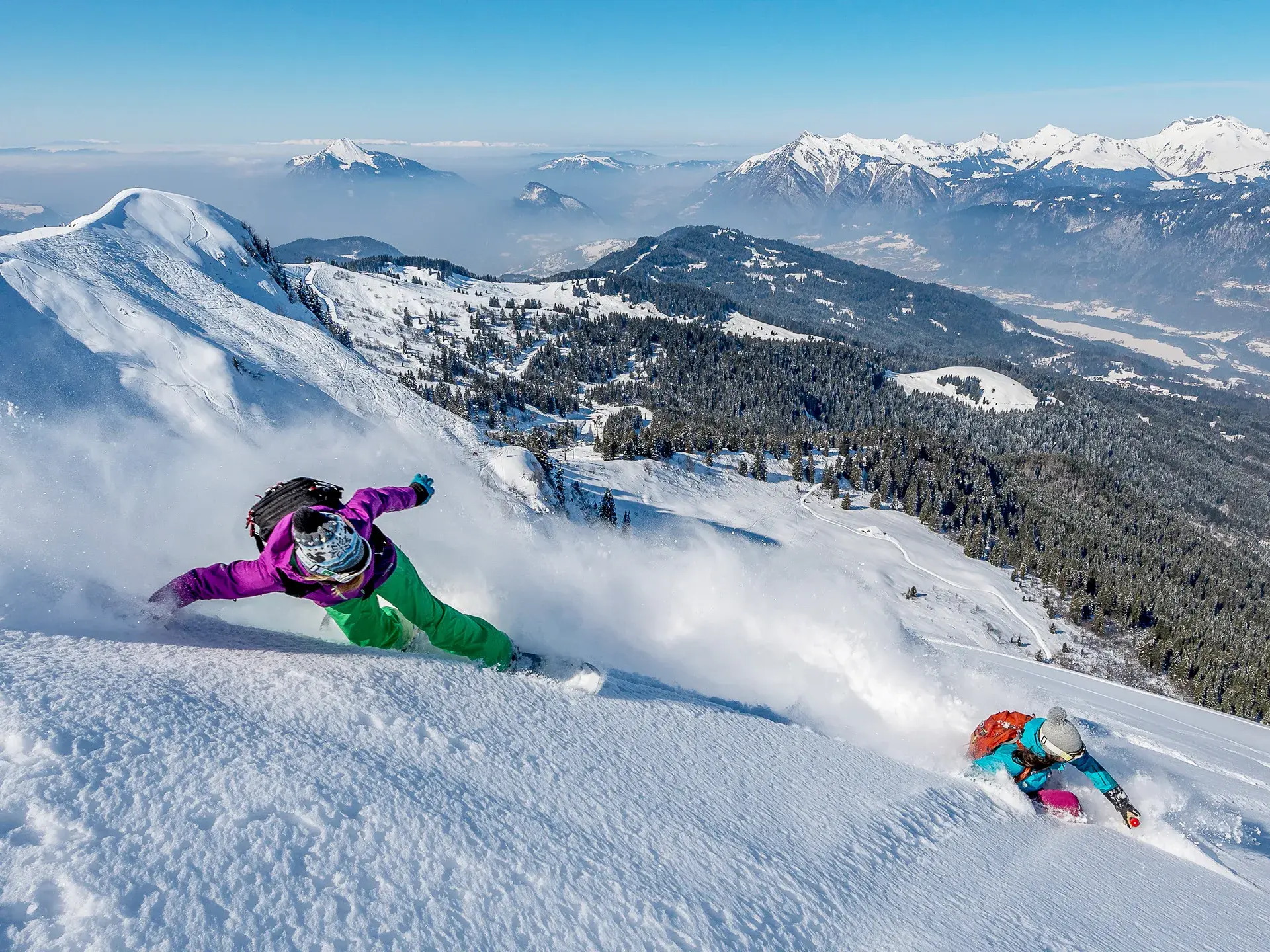 Samoëns - Domaine Skiable Grand-Massif - Skieurs