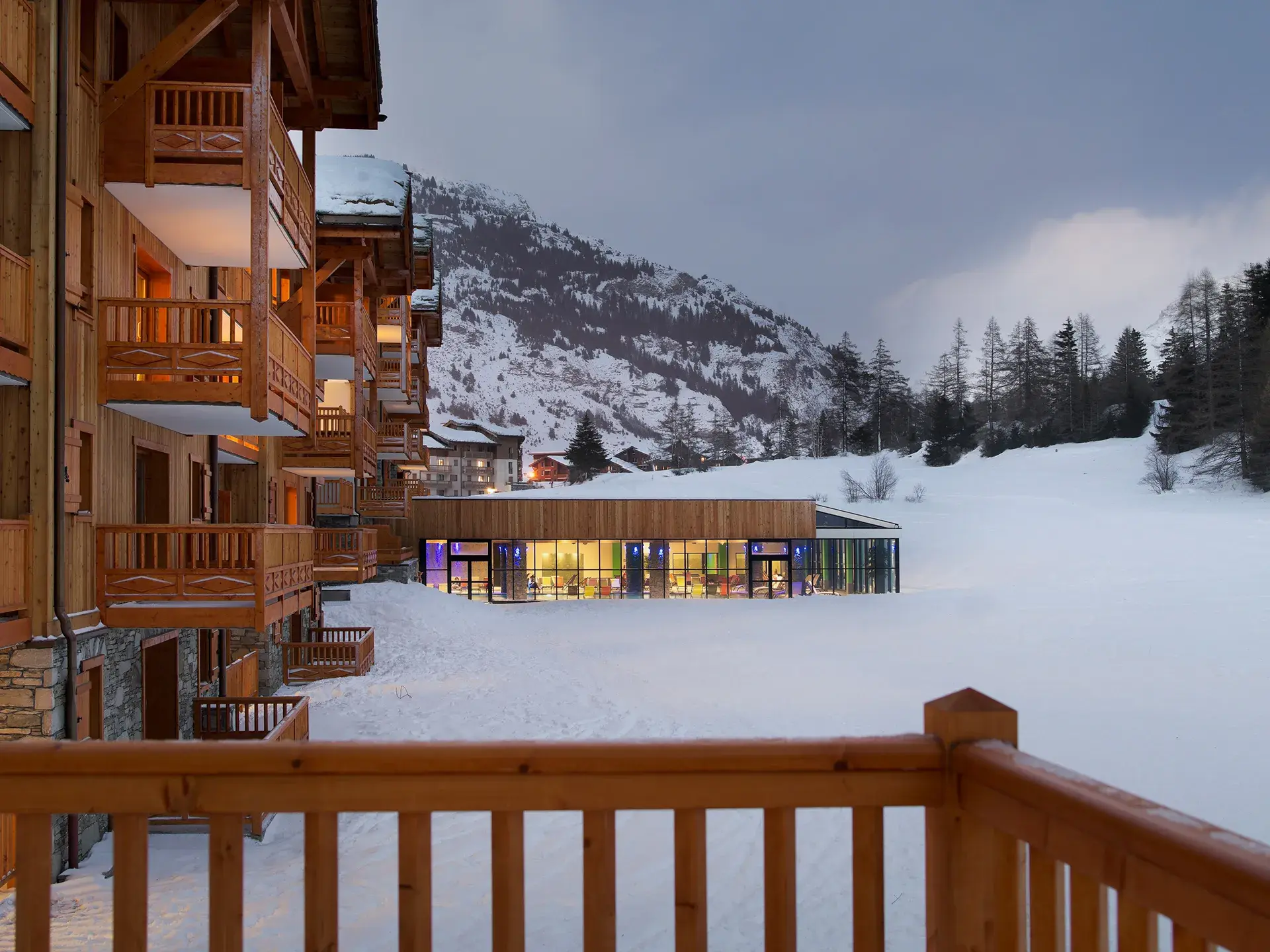 Chalets de Flambeau - Val-Cenis - Hiver - Extérieur