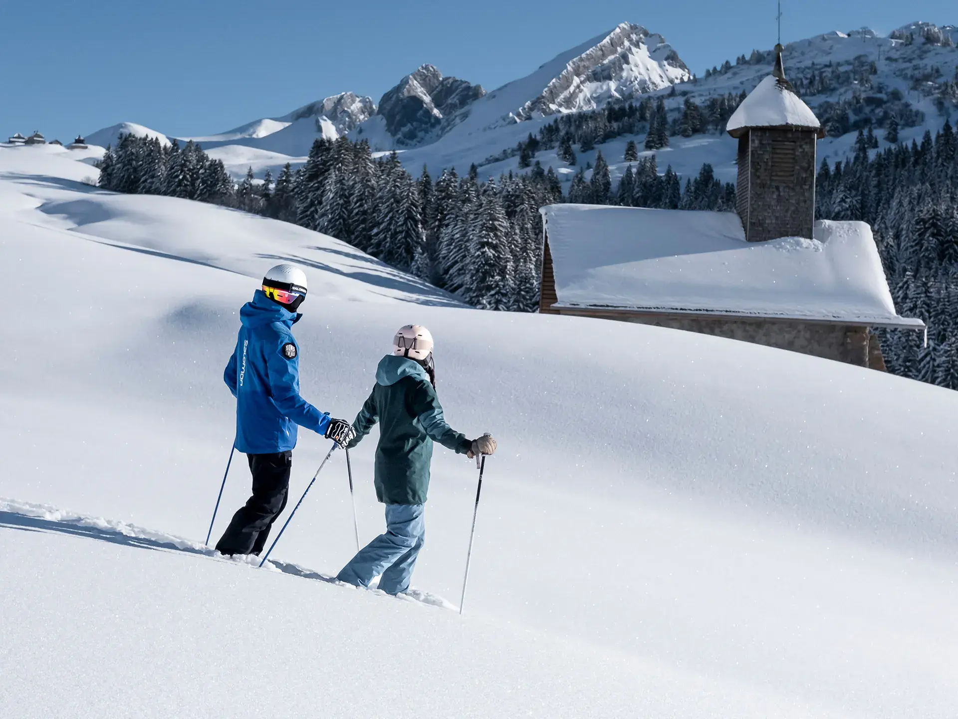Les Aravis - Hiver - Ski hors-piste