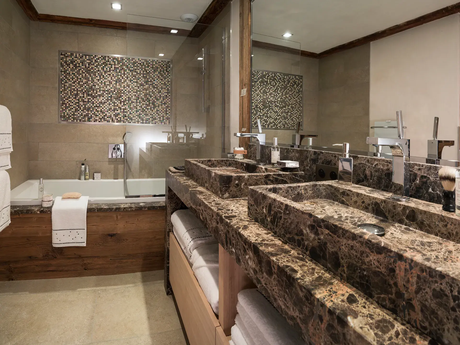 La Ferme de Juliette - Le Grand-Bornand - Salle de Bains - Baignoire