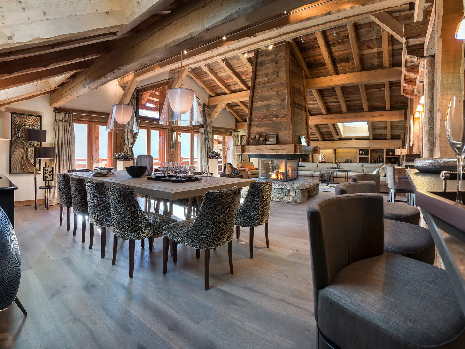 La Ferme de Juliette - Le Grand-Bornand - Été - Pièce à vivre