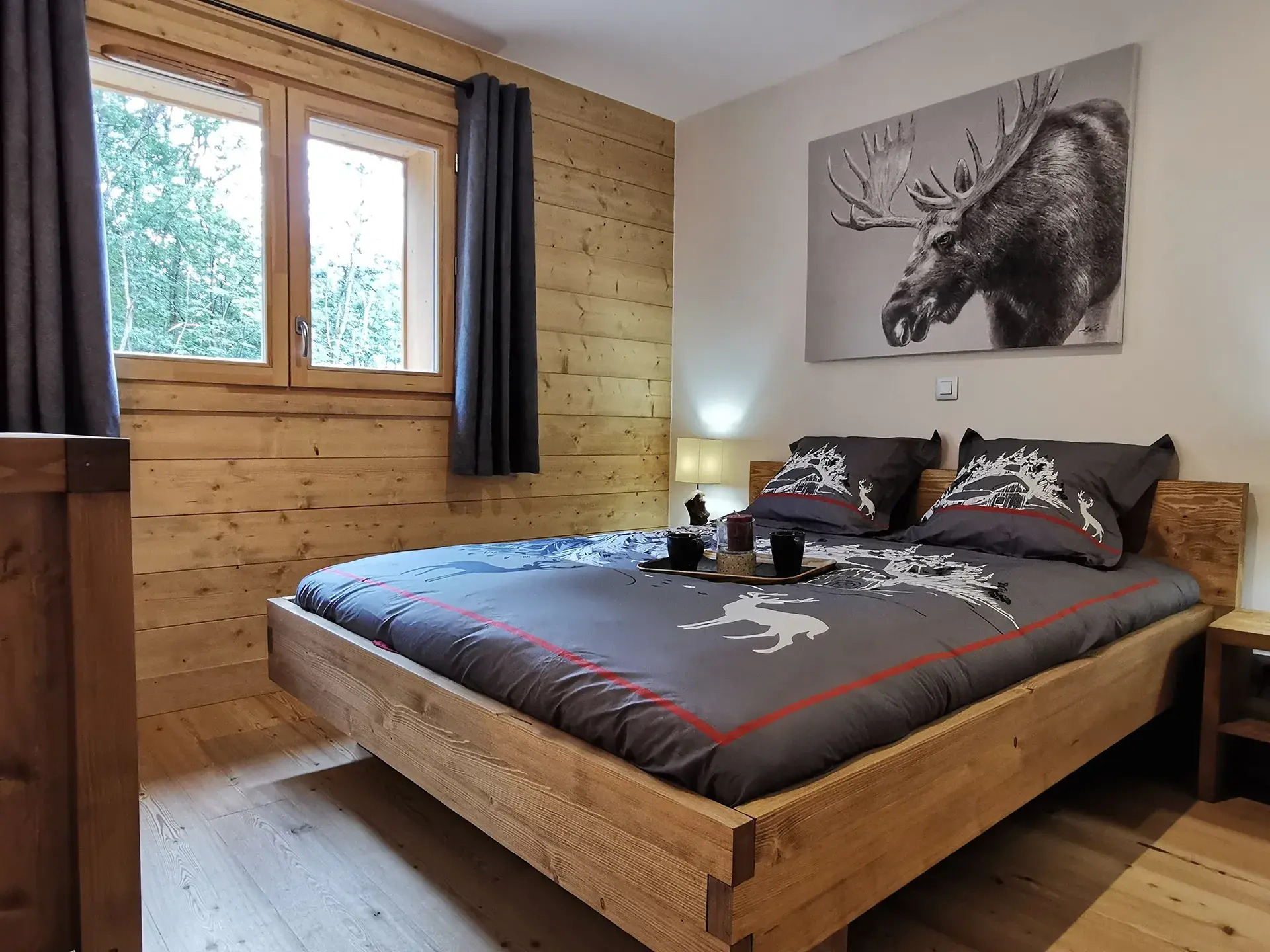 Chambre du Chalet Caribou aux Saisies