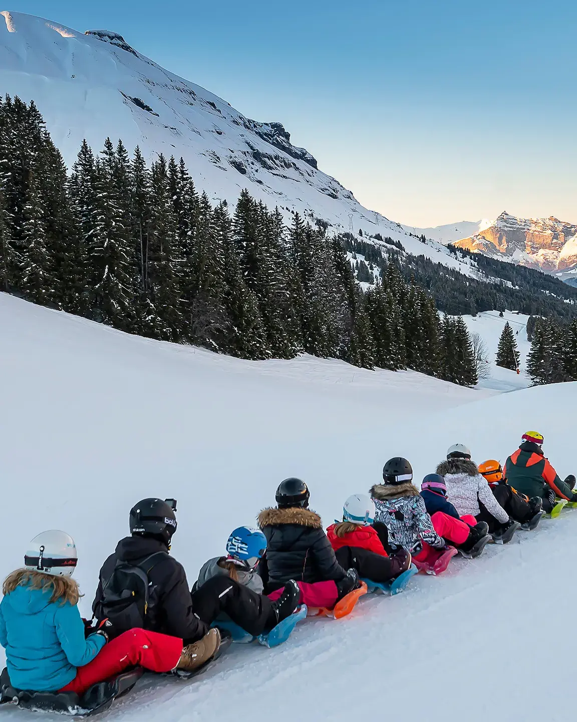 Les Contamines-Montjoie - Luge hivernale