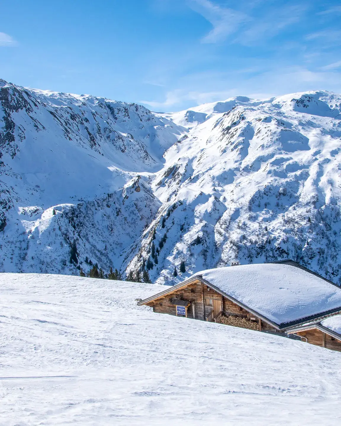 Massif du Mont-Blanc - Les Contamines-Montjoie - Hiver - Panorama sur les sommets