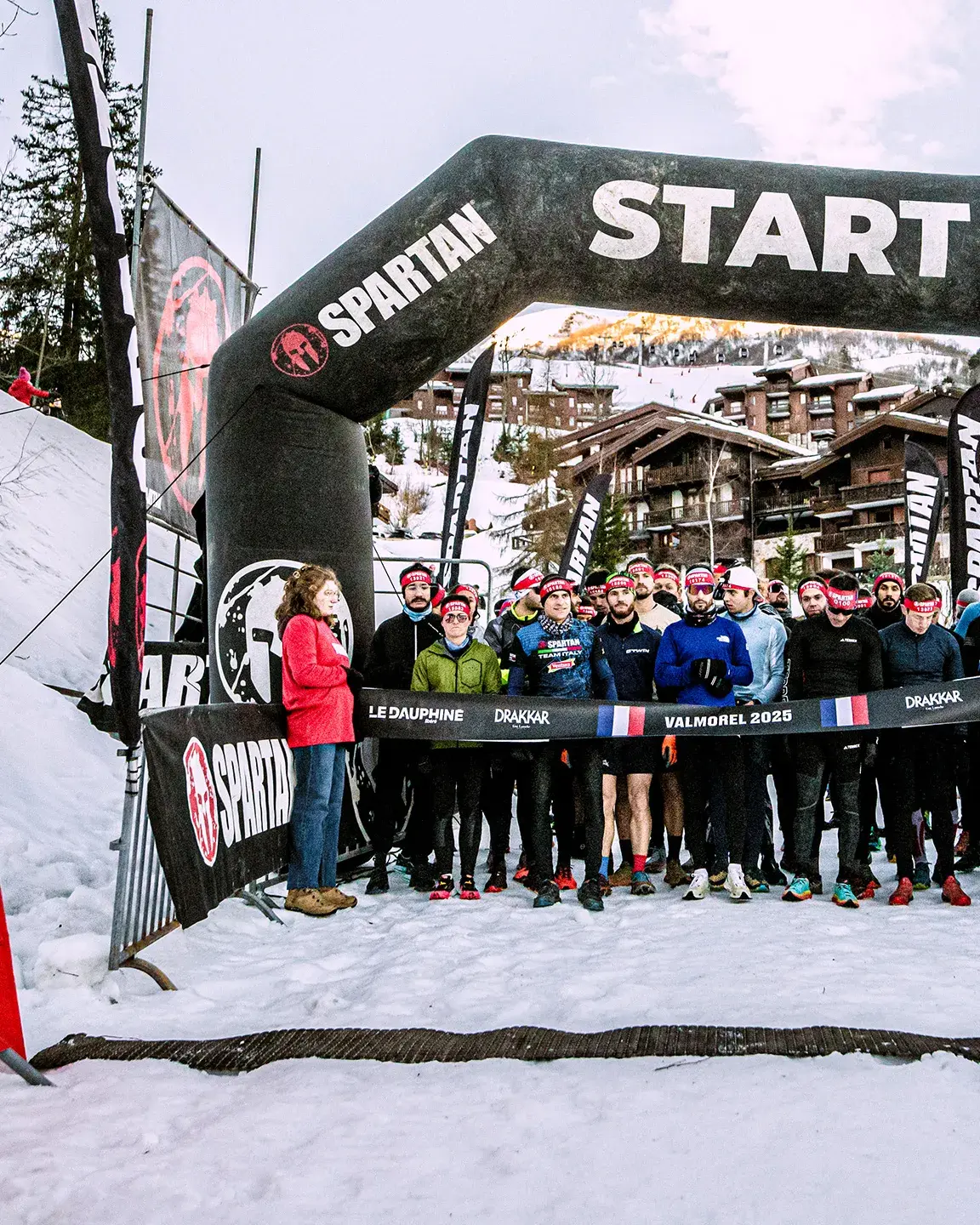 Valmorel - Départ de la Spartan Race