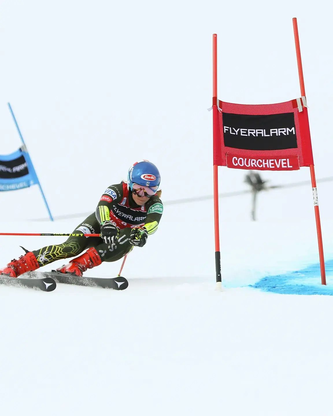 Compétition de ski à Courchevel