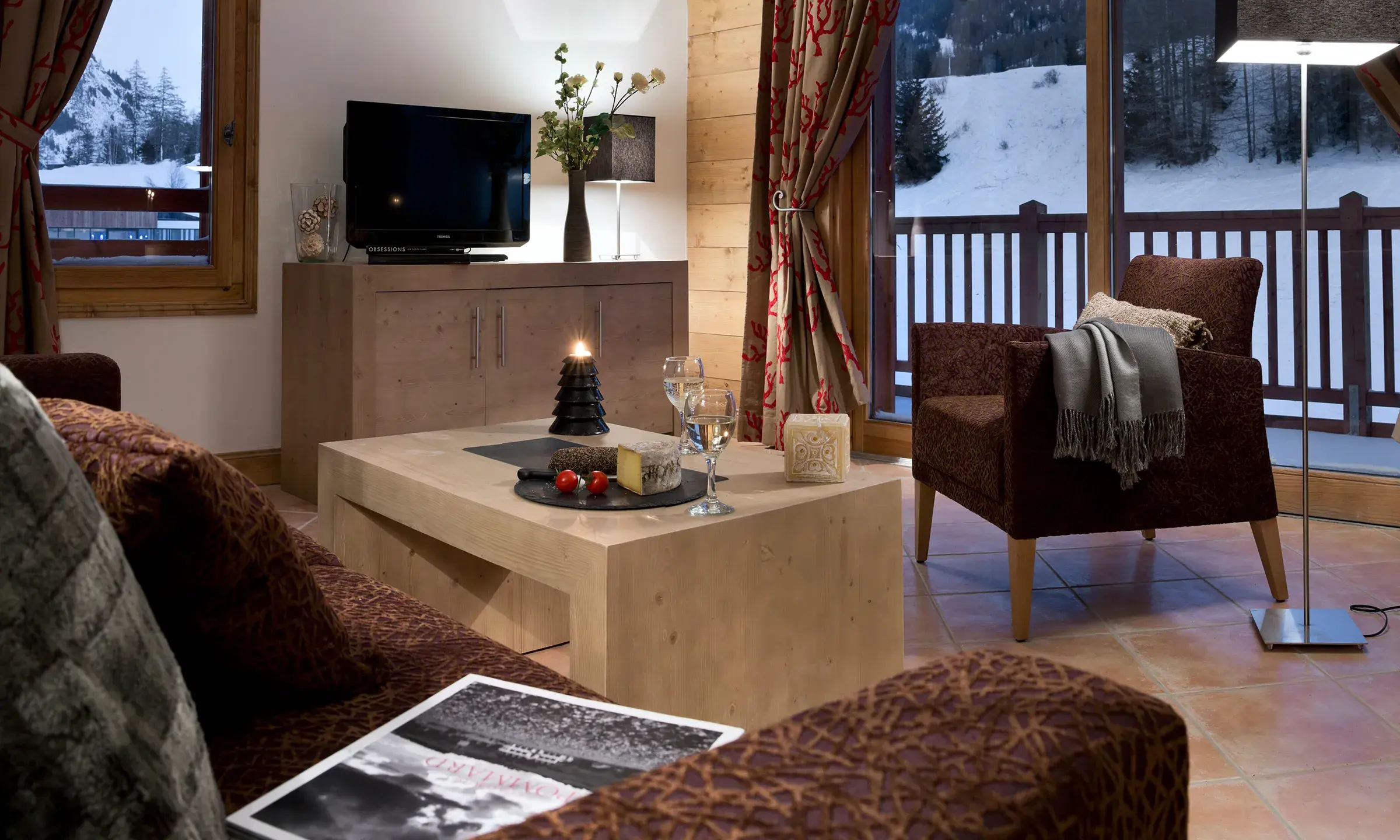 Val-Cenis - Votre Appartement - Salon
