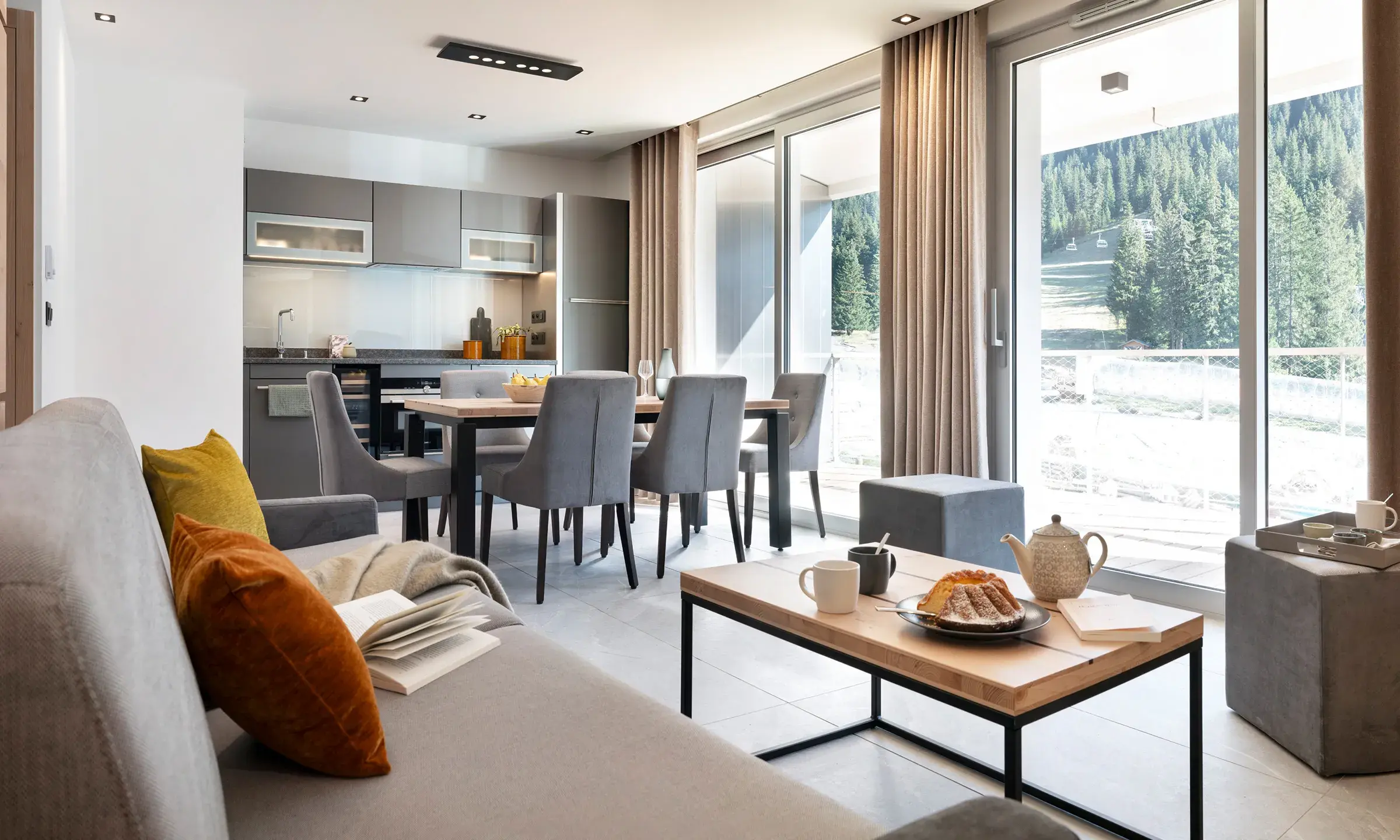 Flaine - Votre appartement - Pièce à vivre