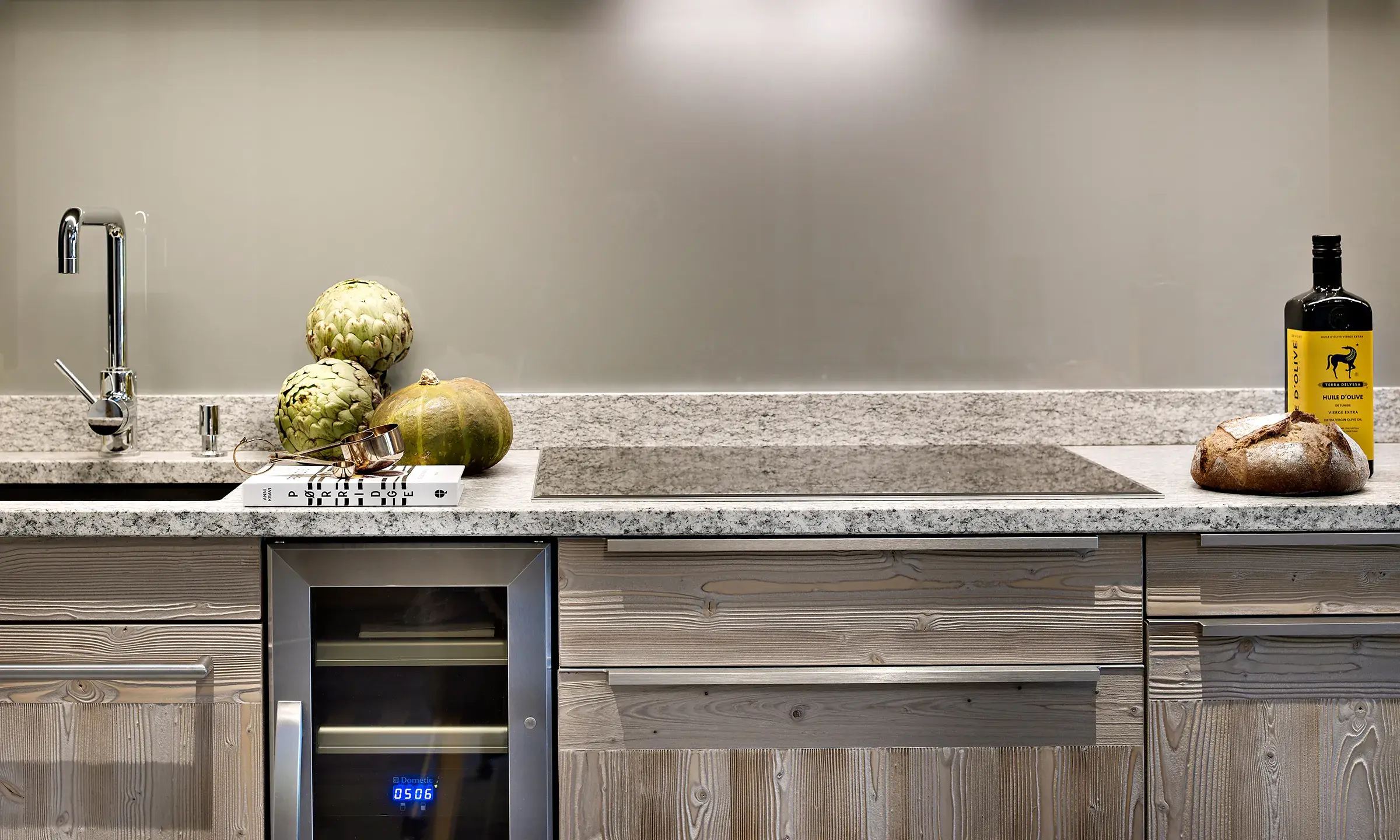 Cuisine d'un appartement MGM - Ambiance intérieure - Finitions & matériaux nobles