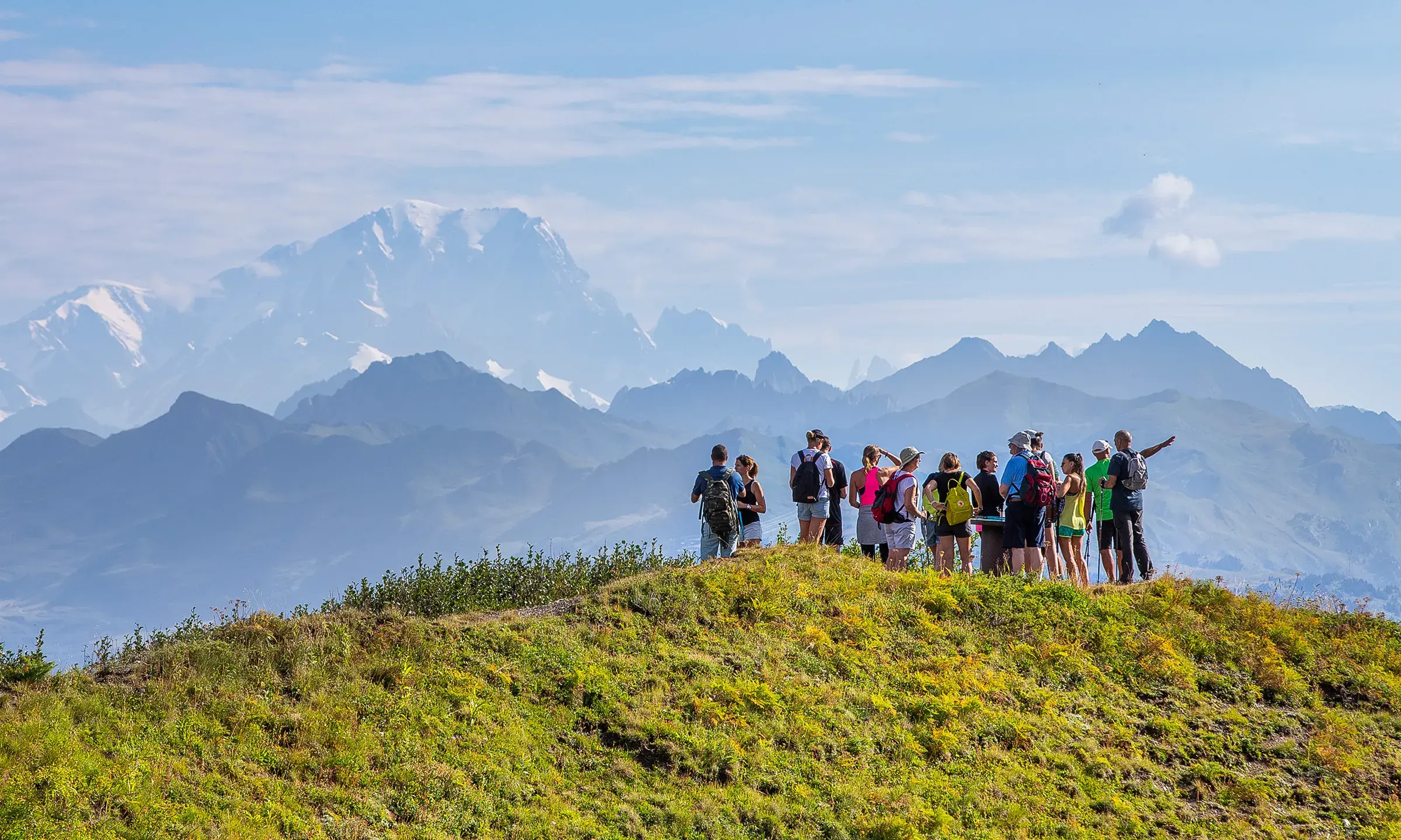 Valmorel - Été - Randonnée en groupe