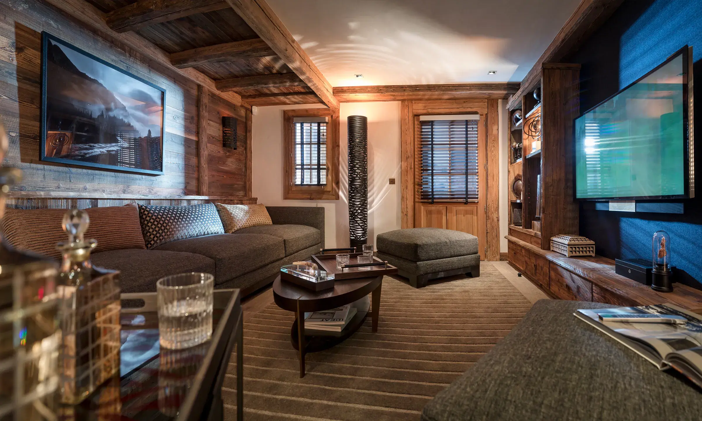 La Ferme de Juliette - Le Grand-Bornand - Salle home cinéma