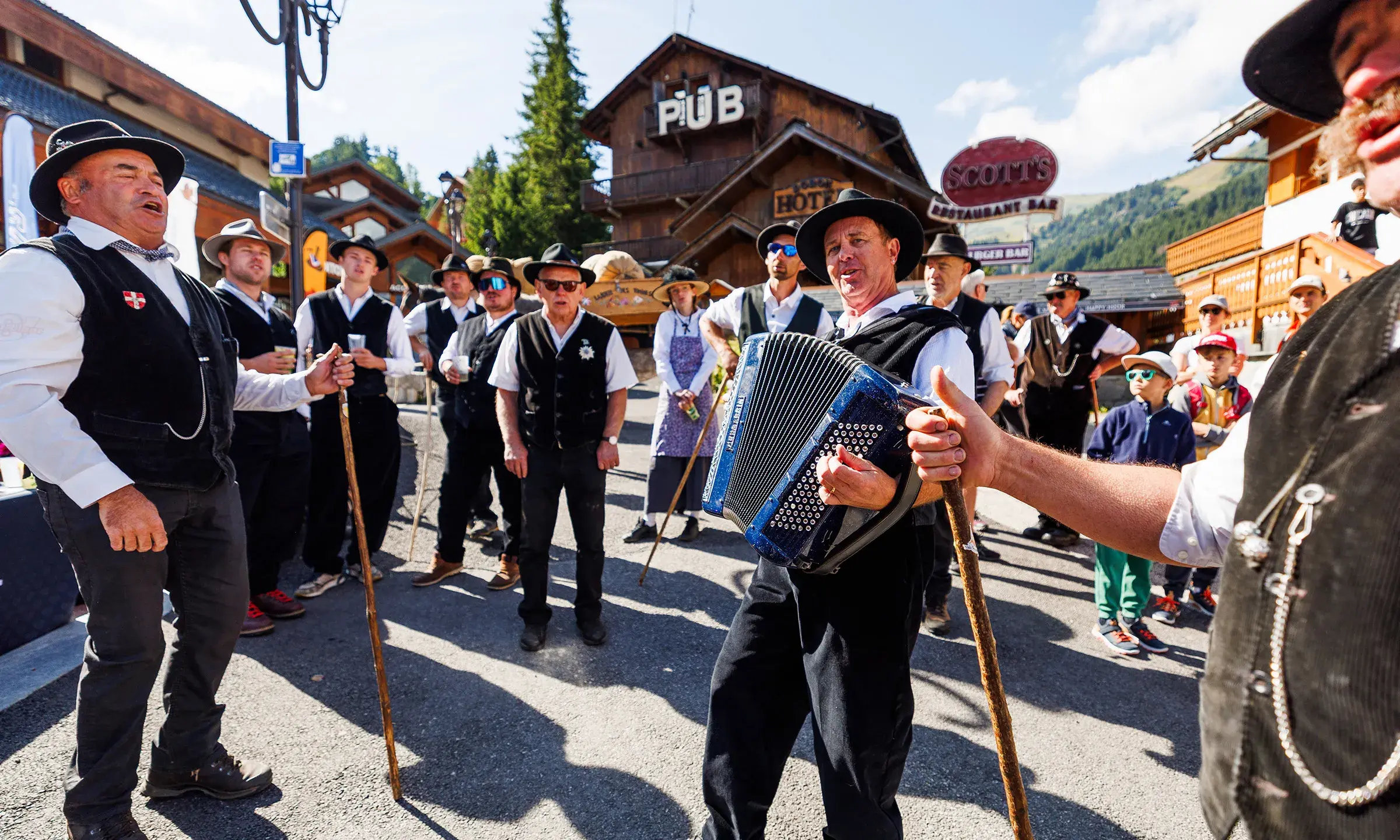 Fête à Fanfoue à Méribel