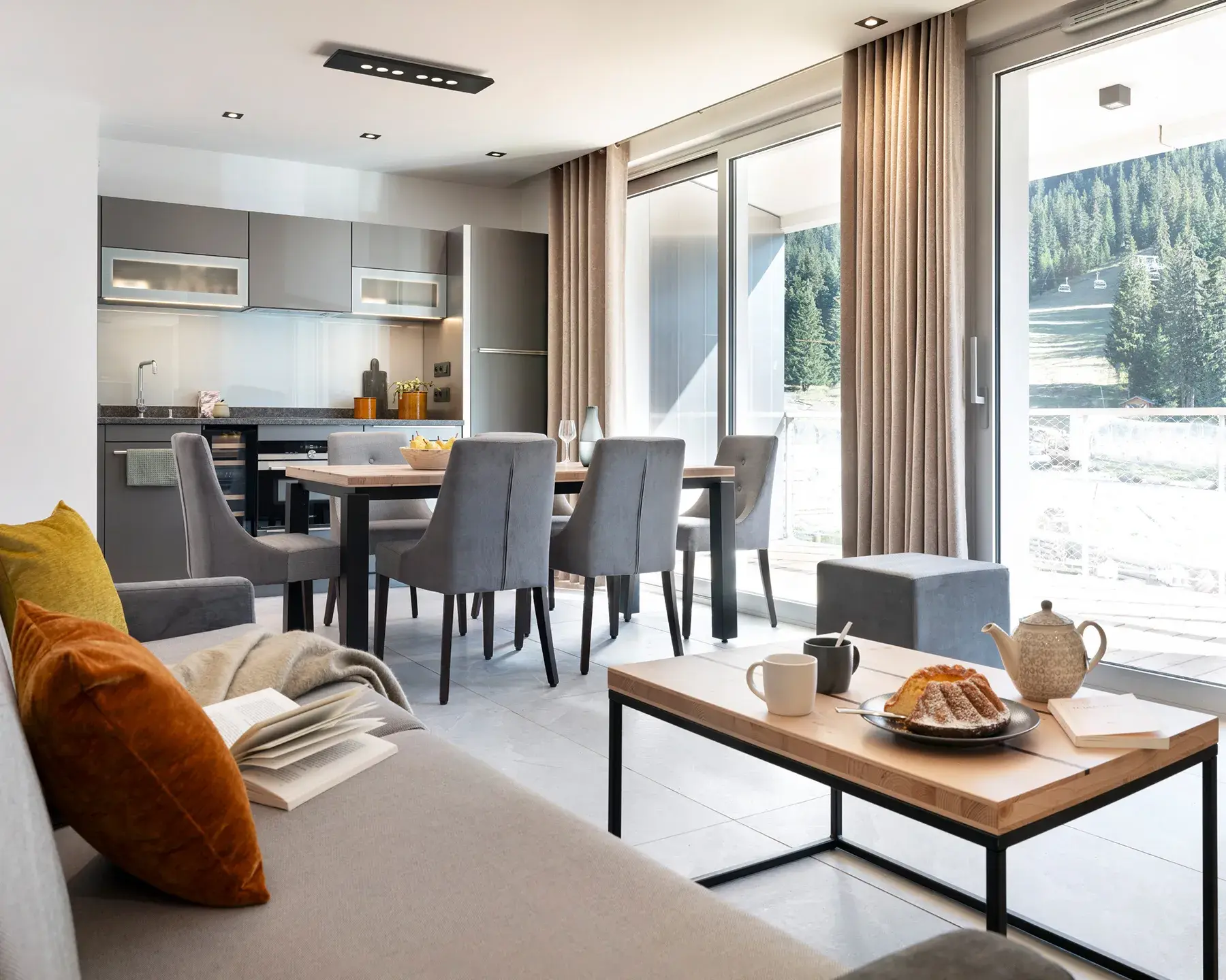 Flaine - Votre appartement - Pièce à vivre