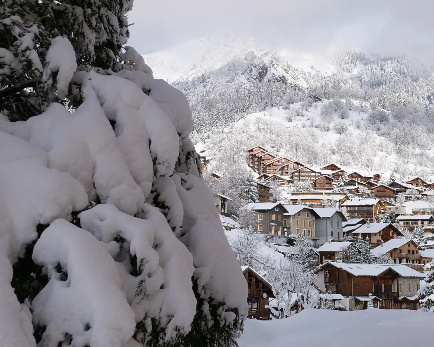 Champagny-en-Vanoise - Hiver - Village