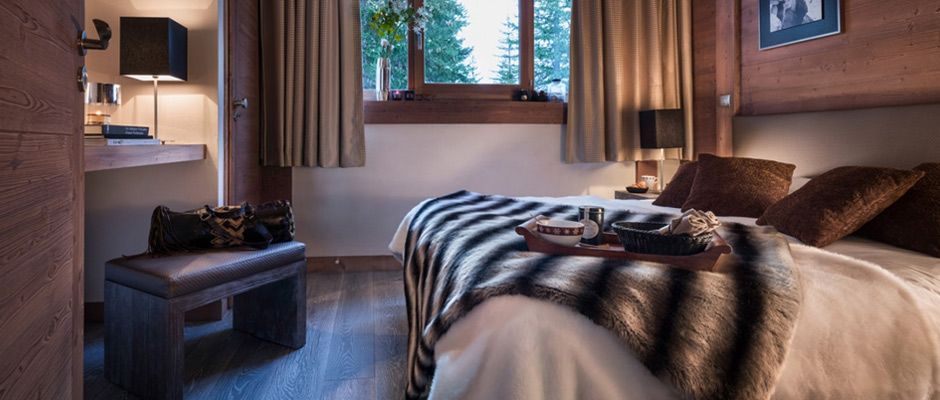 The bedroom of the apartment - Le Centaure in Flaine