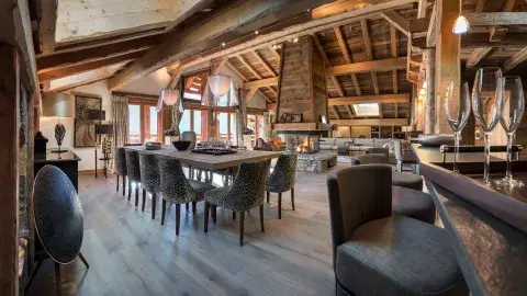 La Ferme de Juliette - Le Grand-Bornand - Été - Pièce à vivre