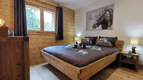 Chambre du Chalet Caribou aux Saisies