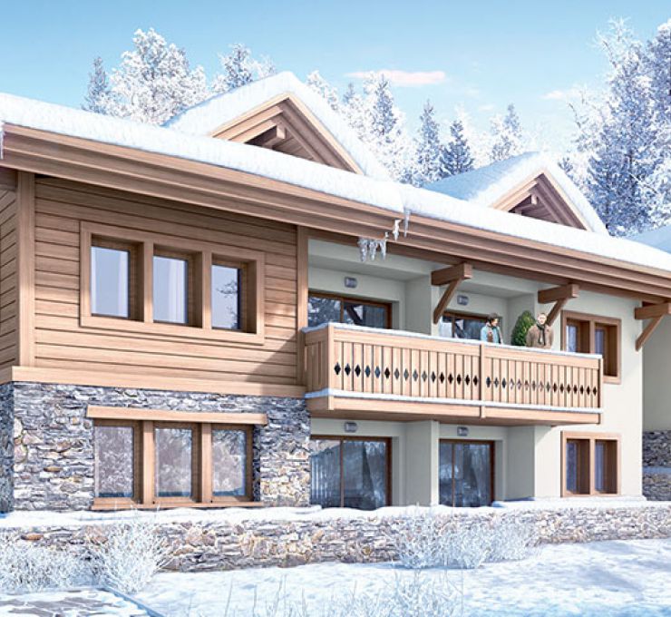 The exterior view of the residence - Chalet Hannah in Chamonix